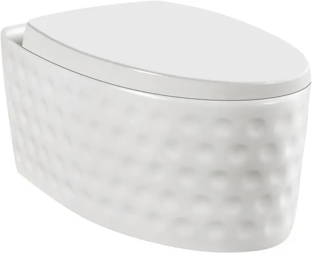 New Style European Rimfree White Ceramic Hang Toilet Wc Suspendu Wc Toilet Set