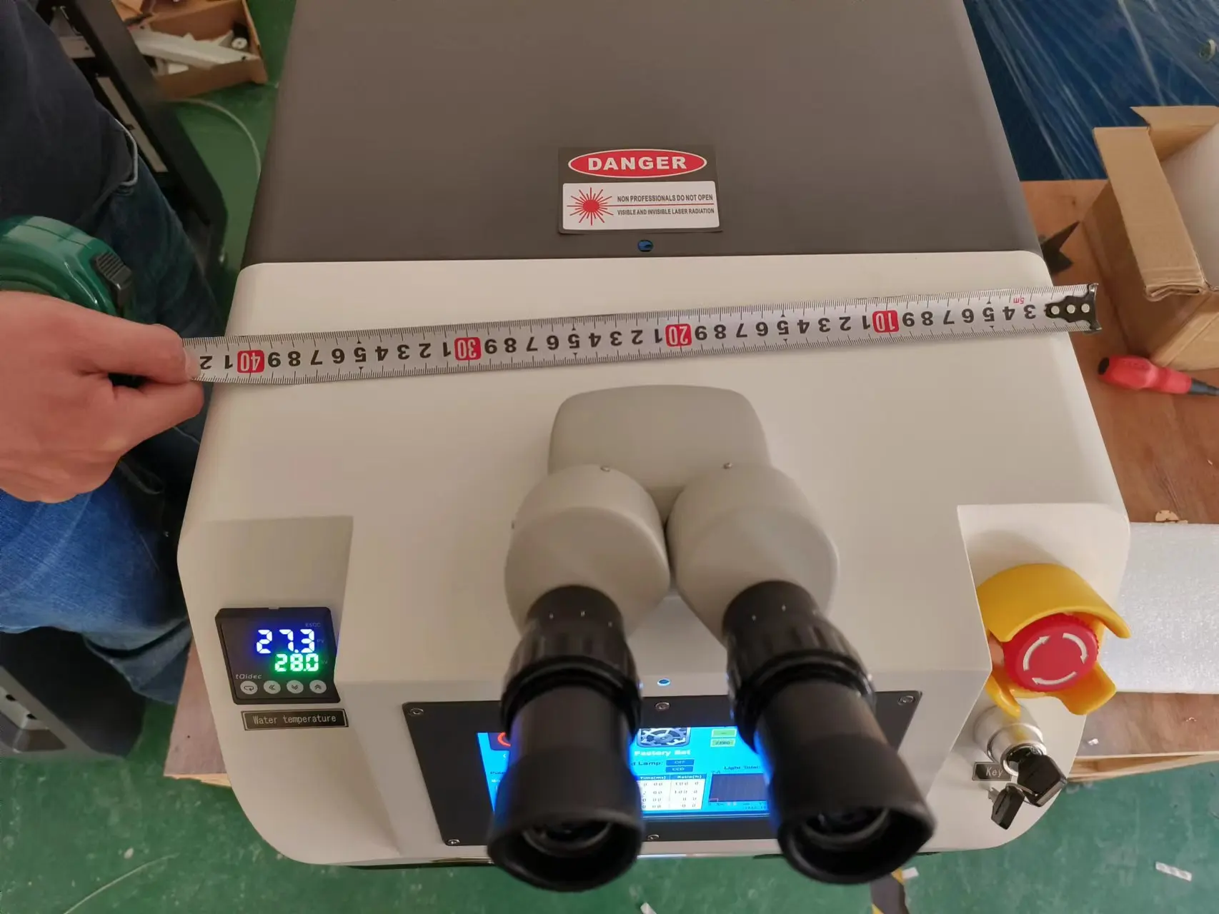 24K Gold 200W Desktop Spot Micro Jewelry Laser Soldering Welding Machine Jewellery