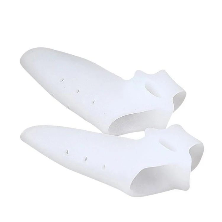 Factory direct sales foot care sebs silicone gel big toes correction protector toe stretchers
