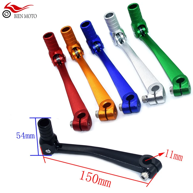 Aluminium motorcycle gear shift lever for 50cc 110cc 125cc 250cc dirt pit monkey bike moto atv quad accessories parts