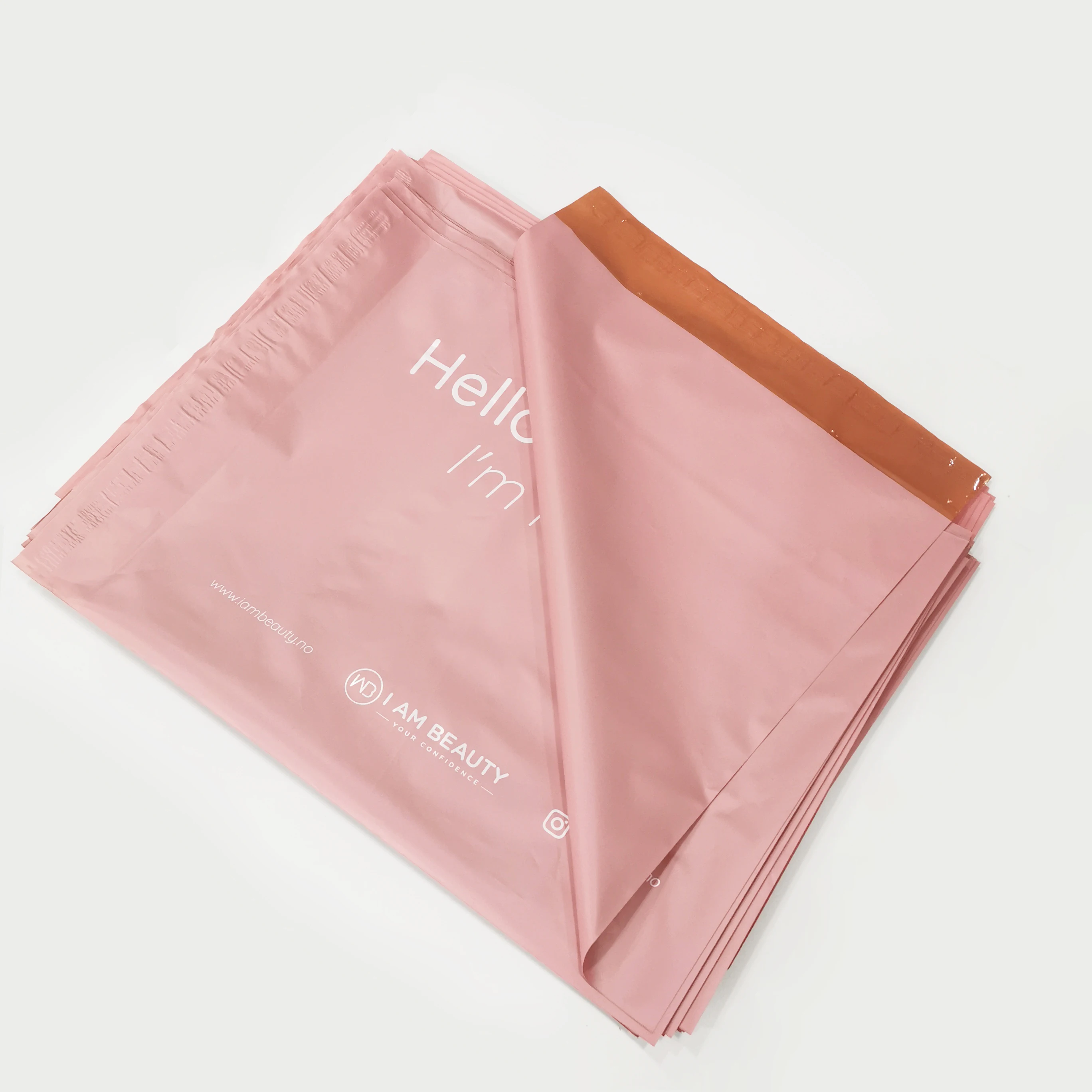 
10x13 inches fashion matte pink poly mailer bags shipping mailing bag 