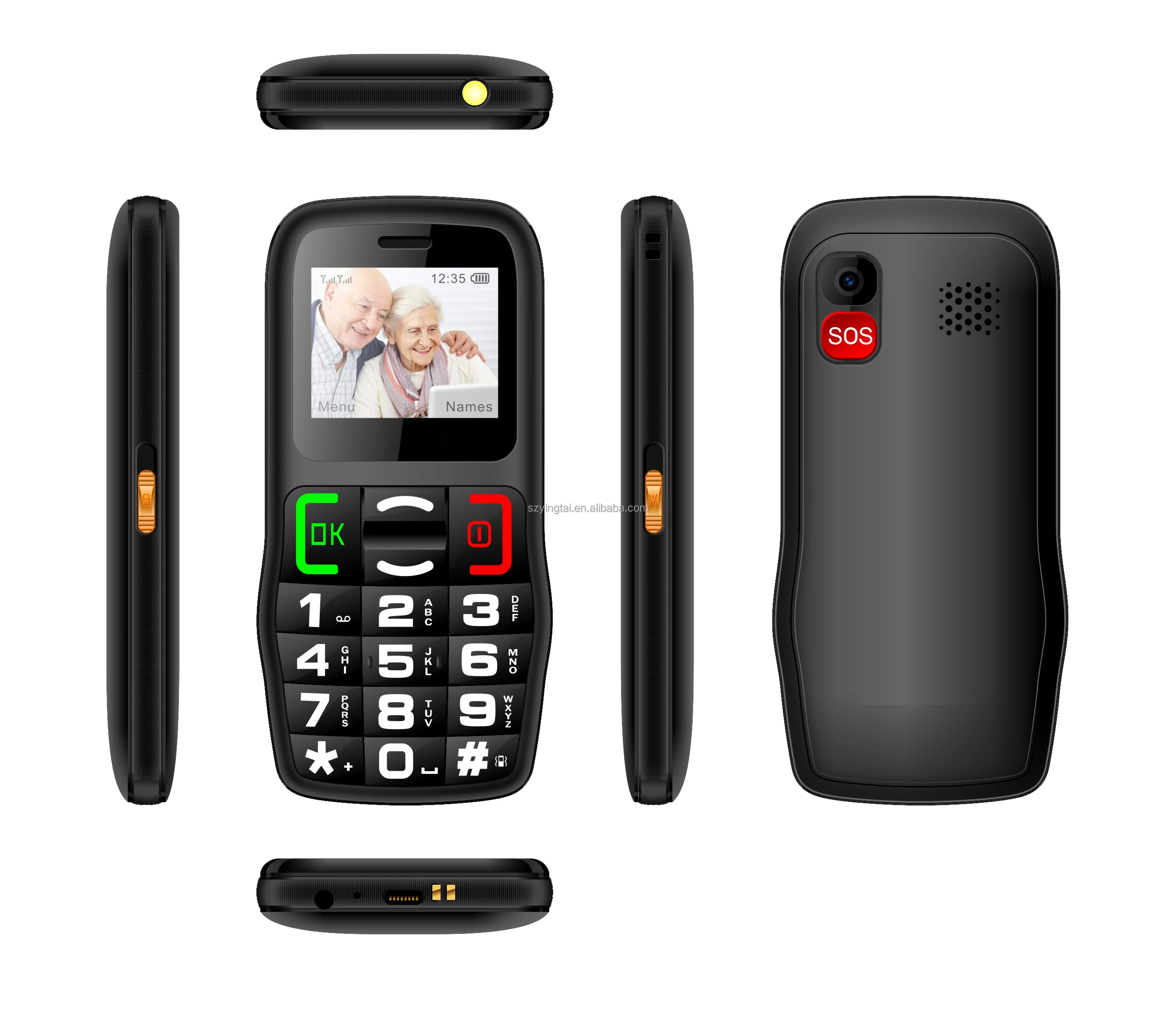 YING TAI cheap original 4g unlocked senior phone 1.77 inch dual sim 4g wholesale mobile phone for elderly people