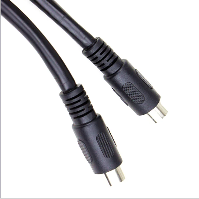S Terminal Male and Female Shield Extension Cable 8PIN DIN to Plug  AUX Audio Video Cable