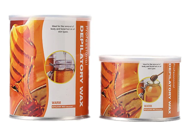 Wholesale Private Label 14oz 400g Depilatory Soft Wax Hot Liposoluble Wax Hair Removal Tin Wax