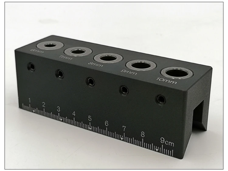 90 Degree Straight Angle Drill Guide Pocket Hole Jig Kit Aluminum Alloy Hole Locator Doweling Jig Woodworking Tools