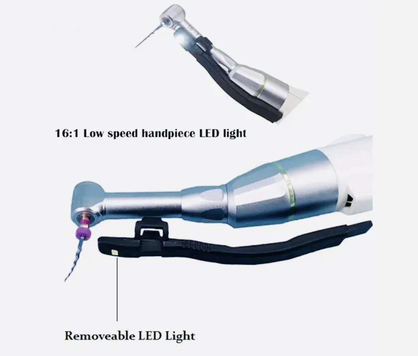 Dental Rotary Root Canal Treatment Y-SMART Endo Motor 16:1 Wireless Endomotor with LED Light