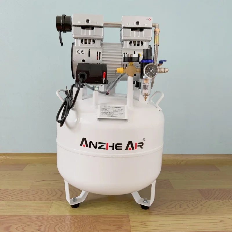 Медицинское оборудование Портативный 220 вольт переменного тока воздушный компрессор без масла для больничного Стоматологического использования