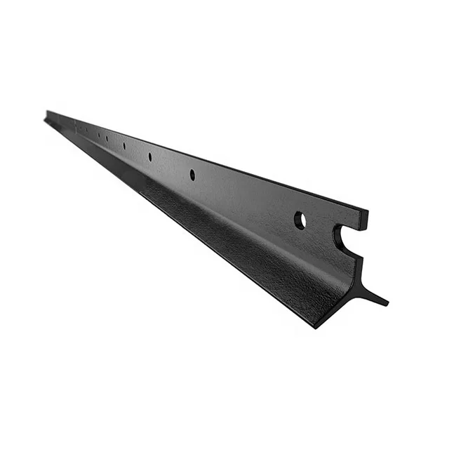 Galvanized Y Post Star Picket 2.0m 1.25lbs/ft Heavy Duty Studded Y Post with Spade and Studs for Customized 6 ft 7 ft 8 ft 9 ft
