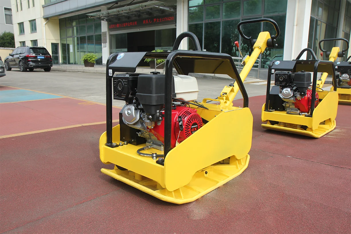 DUR-500  Gasoline GX390 Engine Hand Held Hydraulic Vibratory Plate Compactor for Compact Machines