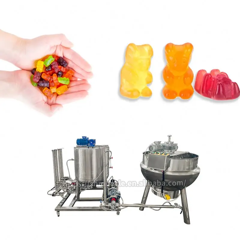 CE ISO 9001 Certification Europe Technology Snacks Automatic CDB Jelly Candy Gummy Depositor Machine Line Production