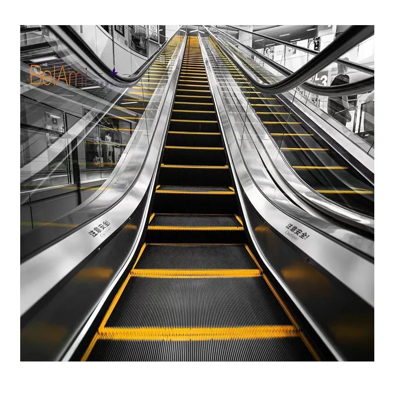 Safe Speed Large Capacity Vvvf Control FUJI Escalators