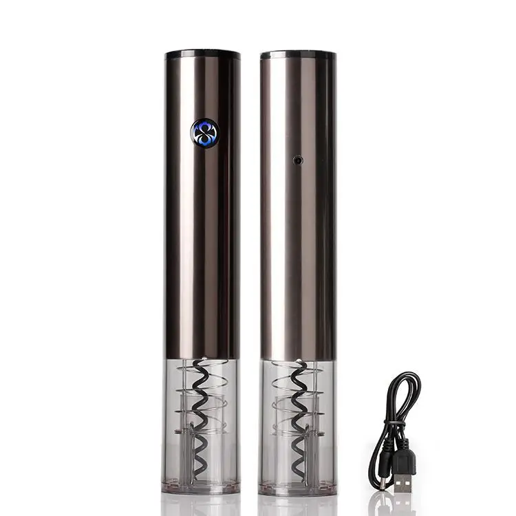 Cuten Cordless Rechargeable Electric Wine Bottle Opener Automatic Corkscrew with USB Charing Cable