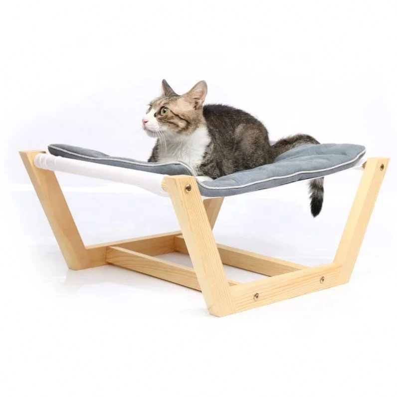 Hot selling and high quality cat dog wooden pet bed