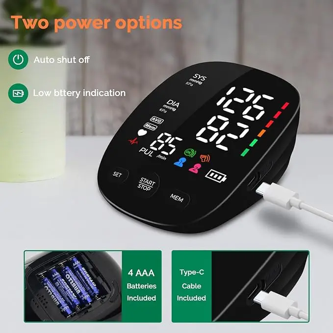 Upper arm digital blood pressure monitor free sample professional smart Bluetooth blood pressure monitor arm type