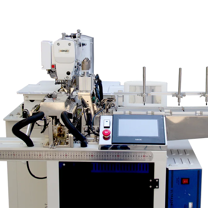 High efficiency SOMAX SM-13P/U elastic joining pattern machine full automatic elastic splicing and overlay sewing machines