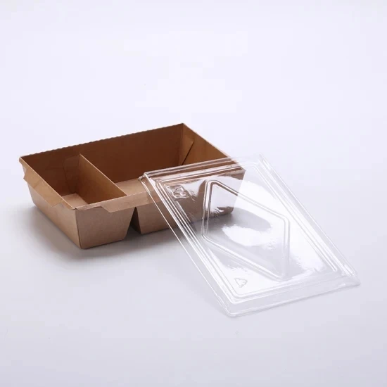 kraft paper food grade to go boxes restaurant disposable food take away lunch  boxes