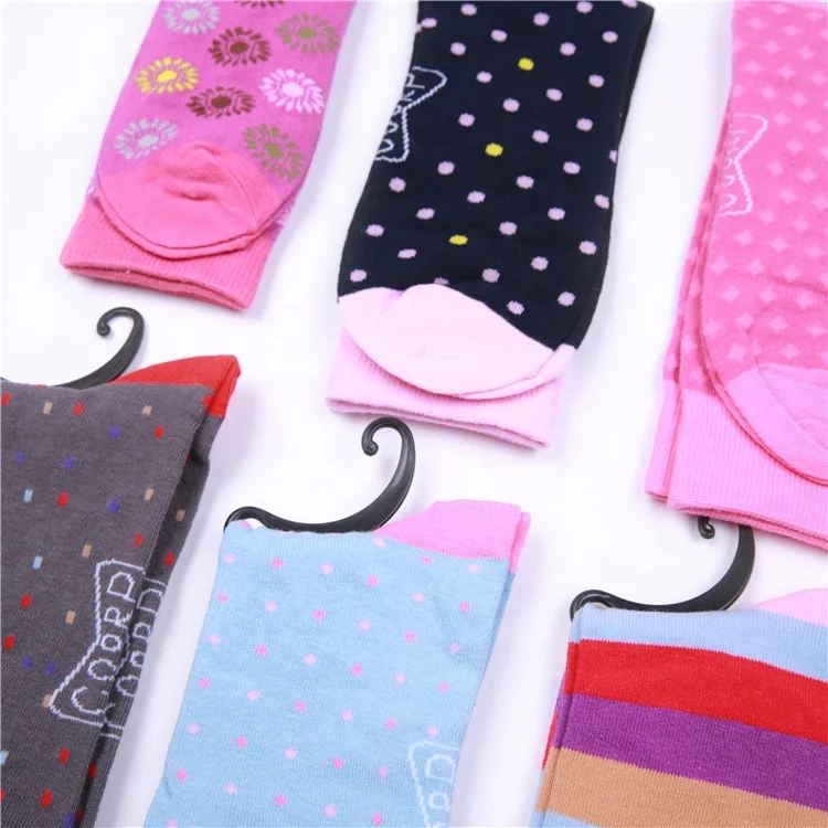 Высококачественные цветные весенне-осенние женские носки для отдыха с цветочным узором женские носки из бамбукового волокна