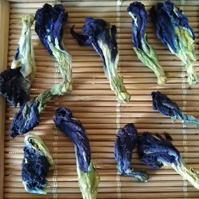 Blue color  tea natural raw Clitoris Ternatea dried flowers