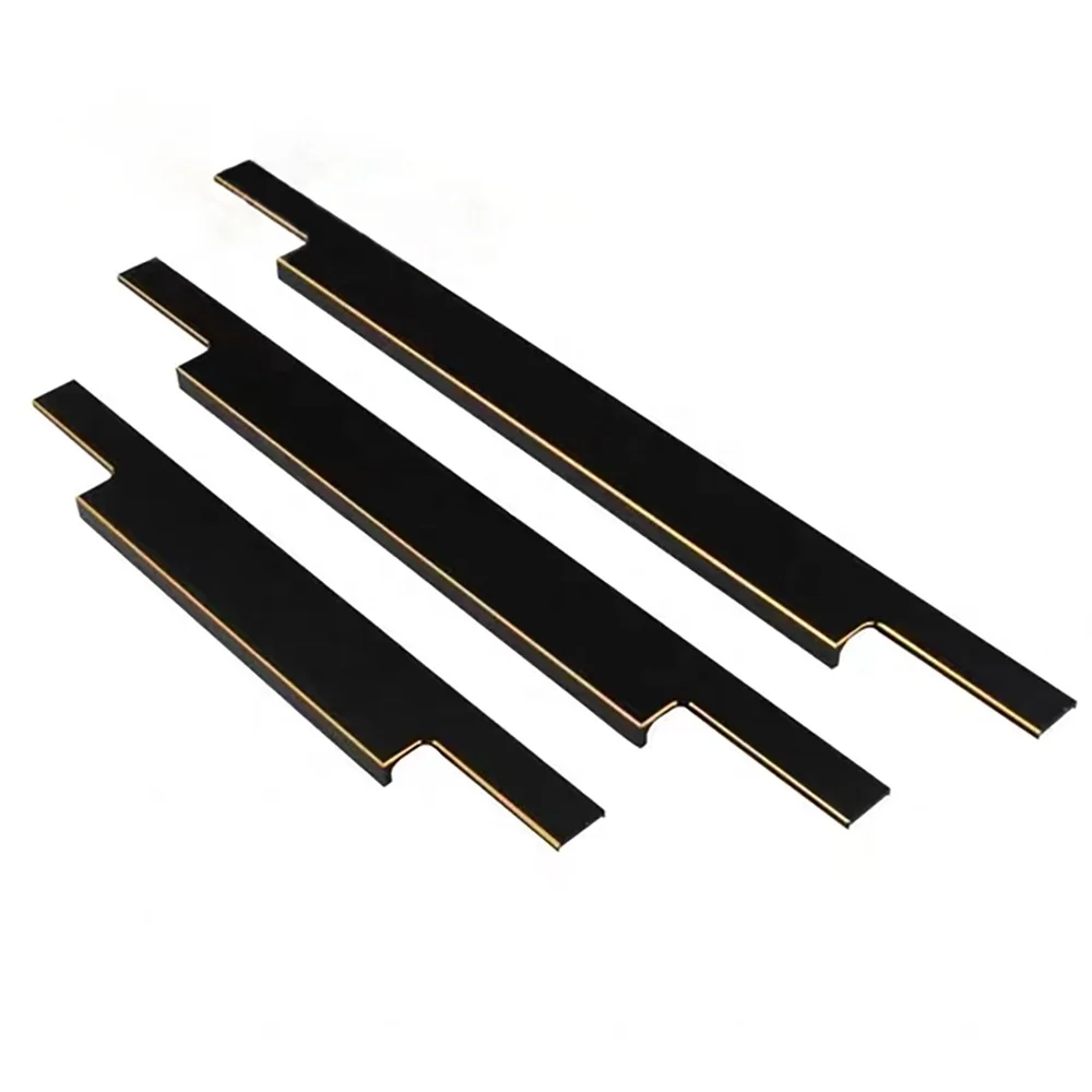 Мебельная фурнитура кухонный шкаф скрытые ручки ящика алюминиевая ручка для шкафа и мебели