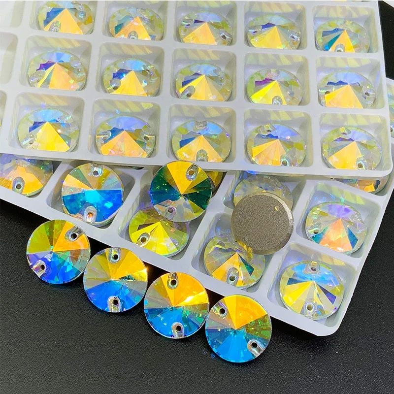 Hot sale sew on crystal ab rhinestone for dance clothes