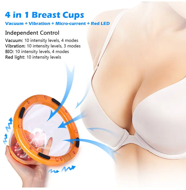 80k Cavitation Radio Frequency Vacuum Therapy Ultrasonic Vibrators Sucking Breast Massage Slimming Nipple Breast Care Machine