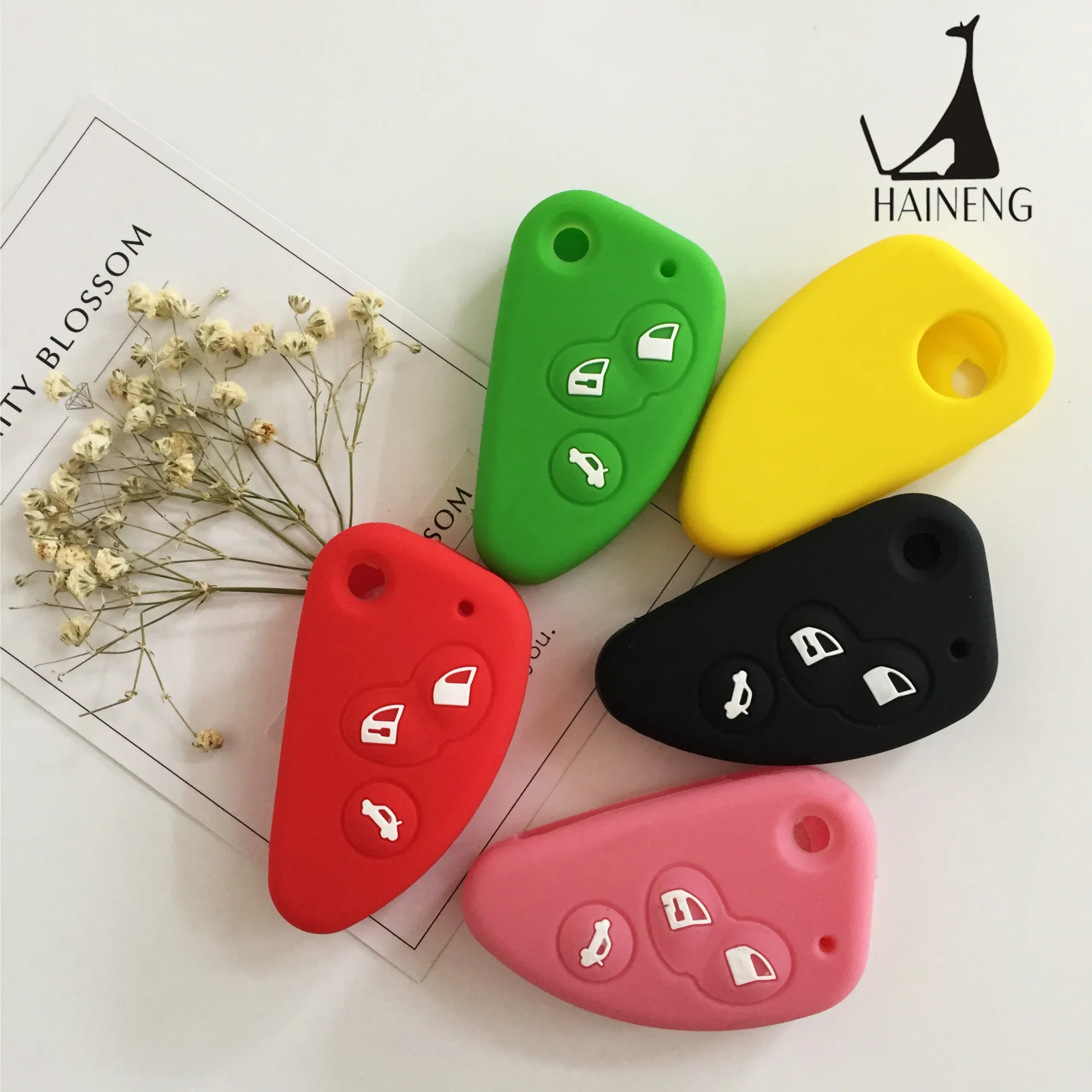 
2020 Recommended Product Rubber Cover Silicone Key Car Auto Spare Parts Car 