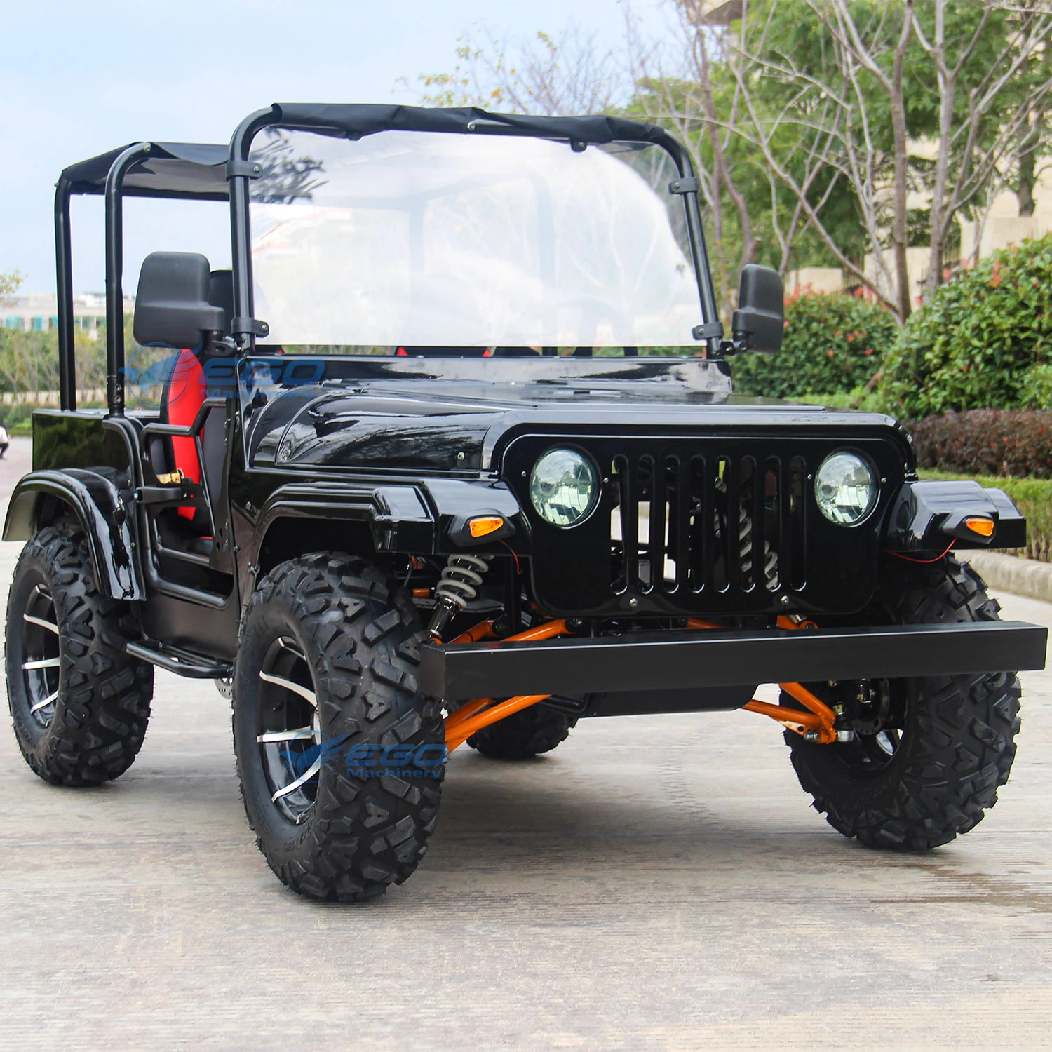 Мини-Джип Willys Elektrikli Quad Atvs на батарейках 2-местный бензиновый 250cc электромобиль