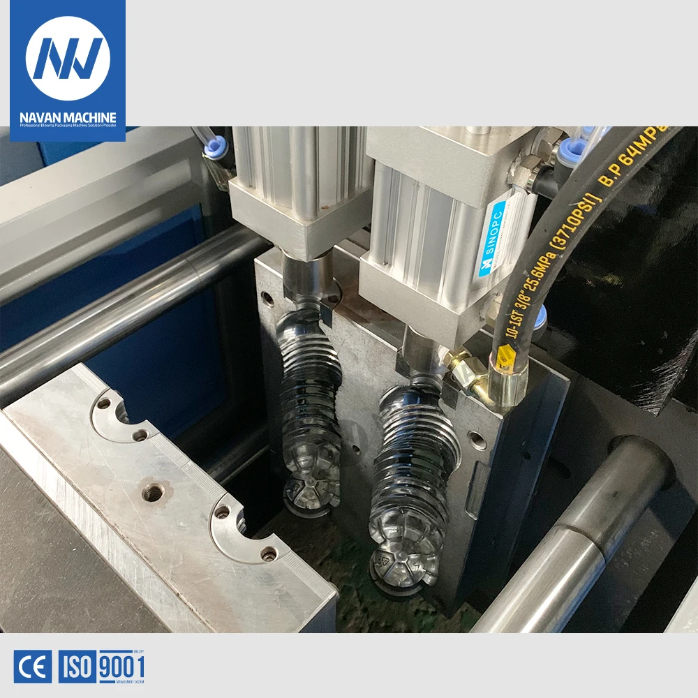 Good Price 2 Cavities Semi Automatic Jar Bottle Plastic Preform Blowing Machine