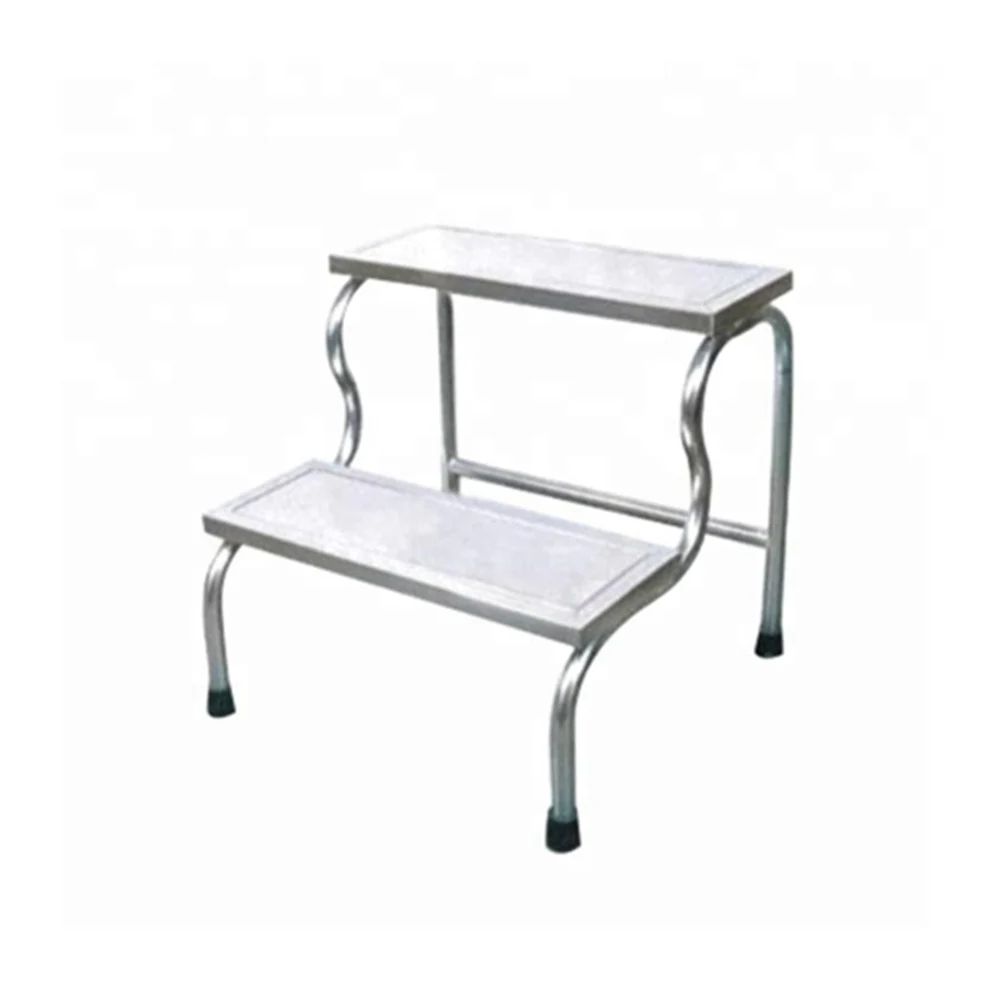 YFQ034 Medical  Stainless Steel Double Step Stool For Hospital