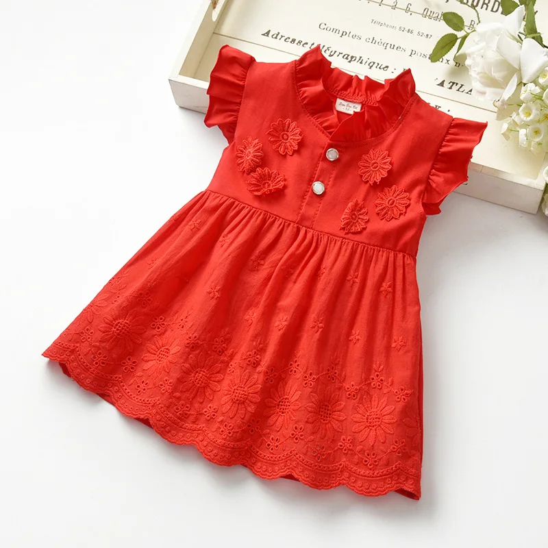 wholesale girls clothes girls dresses floral decor vintage dresses for girls