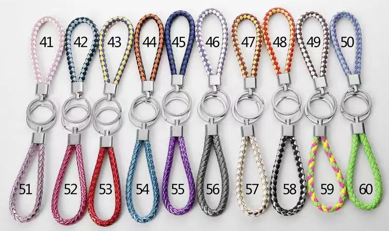 Manufacturer direct selling car key chain pendant color key chain household key pendant