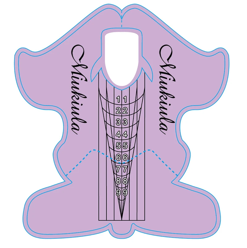 New Fashion 500pcs per roll Black Yellow Butterfly Leaves Long Soft Reusable Paper Aluminum Foil Gel Nail Forms