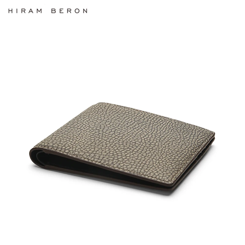 2022 New Product Wholesale Dropship Cowhide Luxury Pebble Grain Purse Soft Mens Slim Leather Wallets