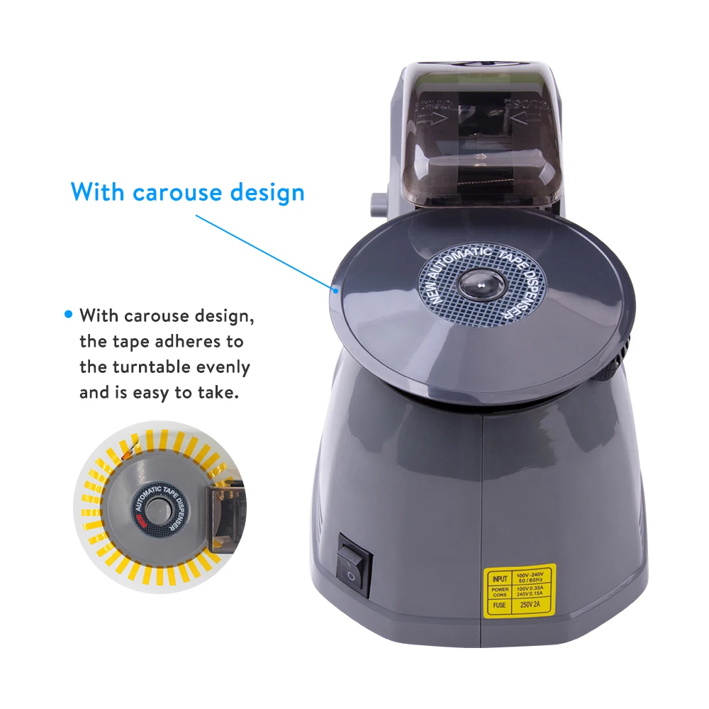  Automatic Tape Dispenser RT-3700 KNOKOO Cutter Machine 10mm~70mm Cutting