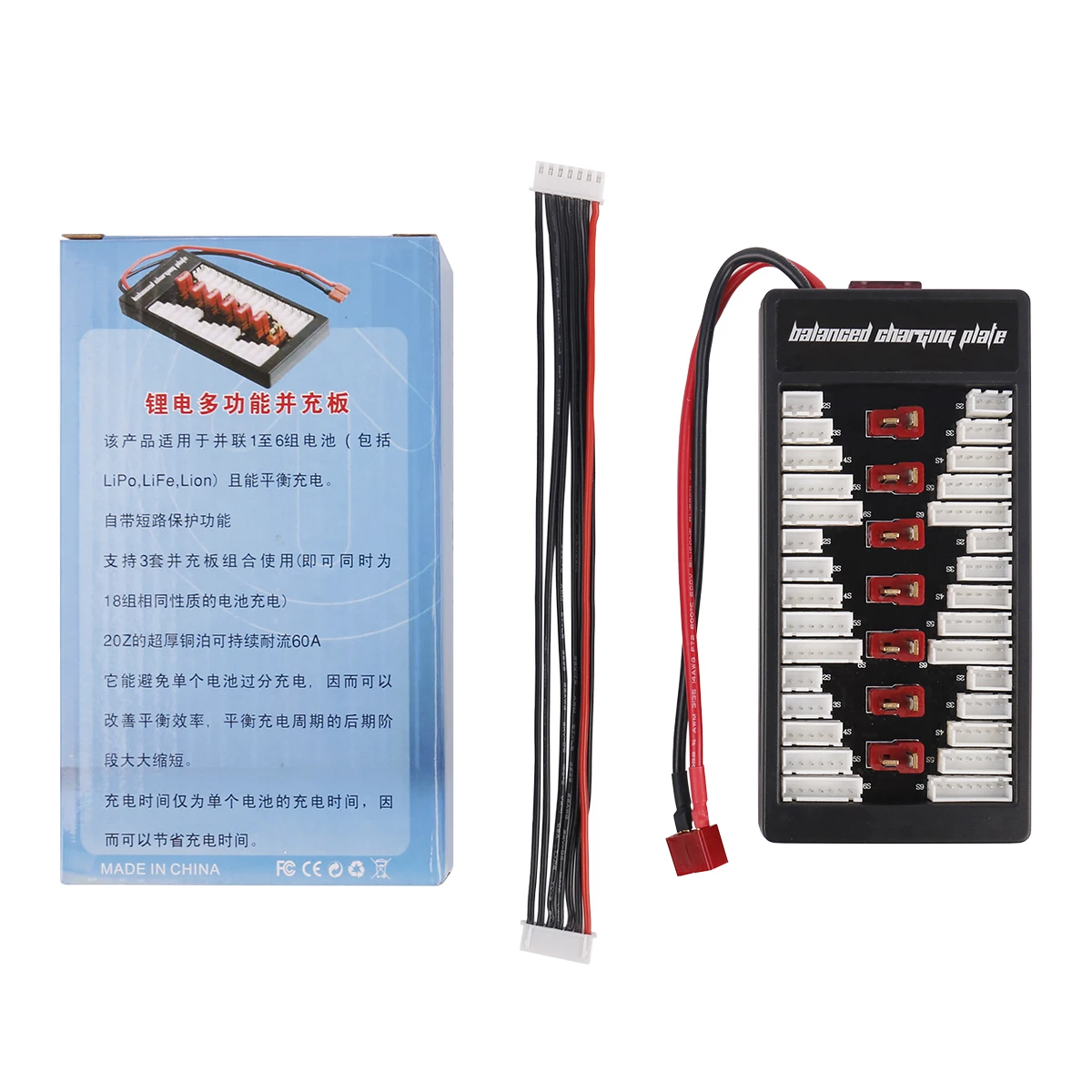 Multi 2S-6S Lipo параллельная сбалансированная зарядная плата XT60 T штекер для зарядного устройства RC B6AC A6 720i