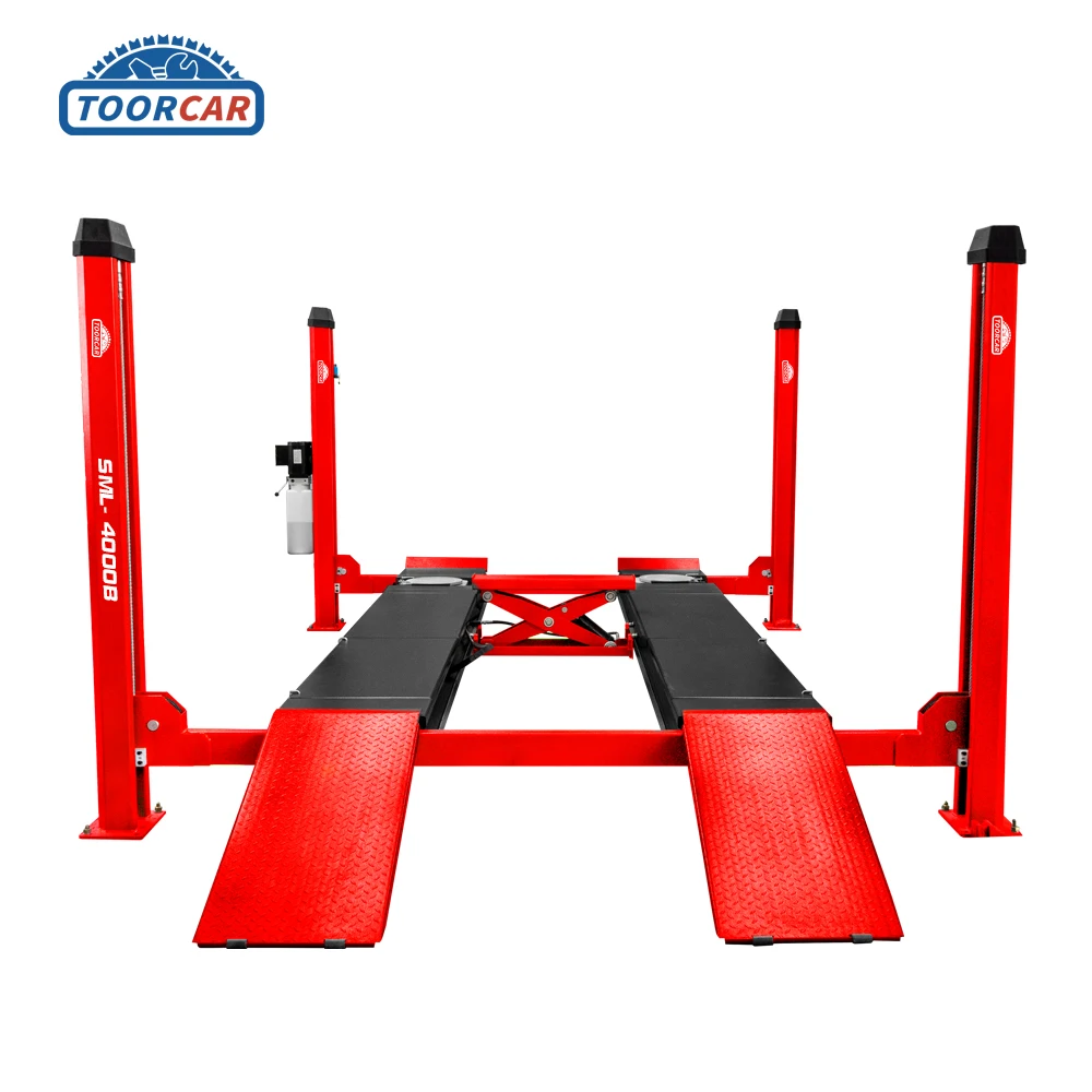 Sunmo customizable hydraulic car parking elevator equipment vehicle lift four post car lift