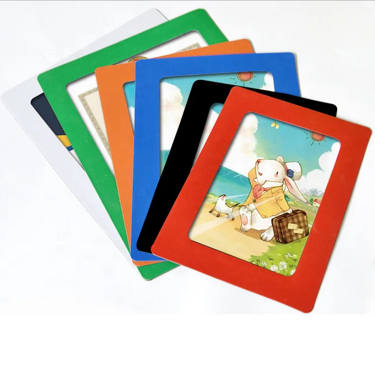 Magnetic pvc photo frame 4*6 inch postcard size fridge photo frames