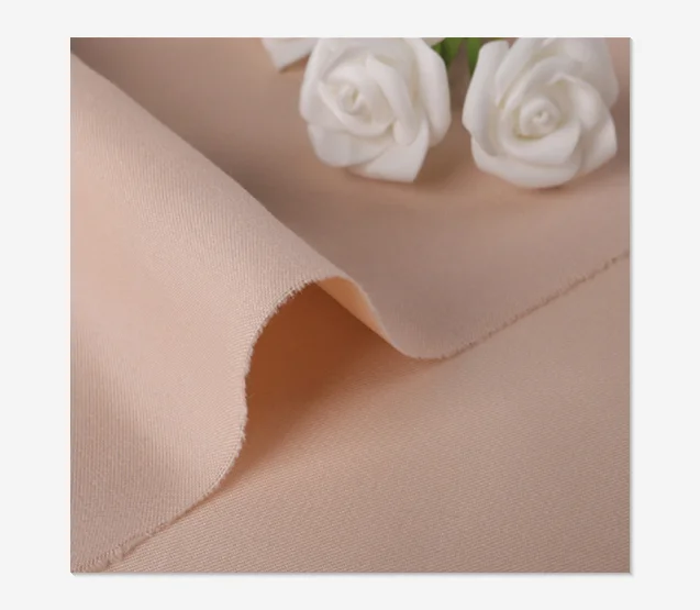 75D * 150D полиэстер персиковая кожа окрашенная саржа мягкая ткань Водонепроницаемая износостойкая подкладка сумок и цветная карманная ткань