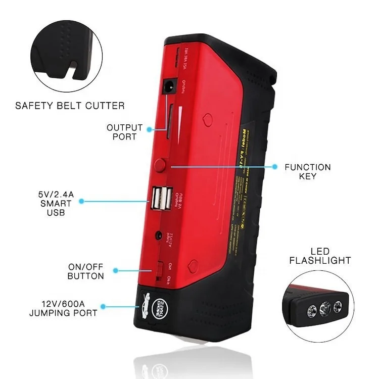 KAICHEN Lithium ion battery 50800mah portable high power car jump starter and air pump