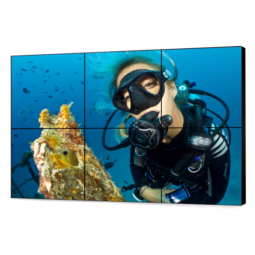 L.G inside panel 49 lcd video wall 1080P@60hz built in video wall system 500nit