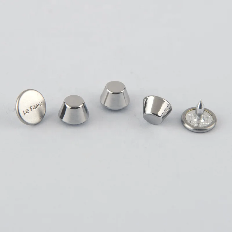 Custom Luxury Brand Quality Alloy Jeans Rivet For Garment