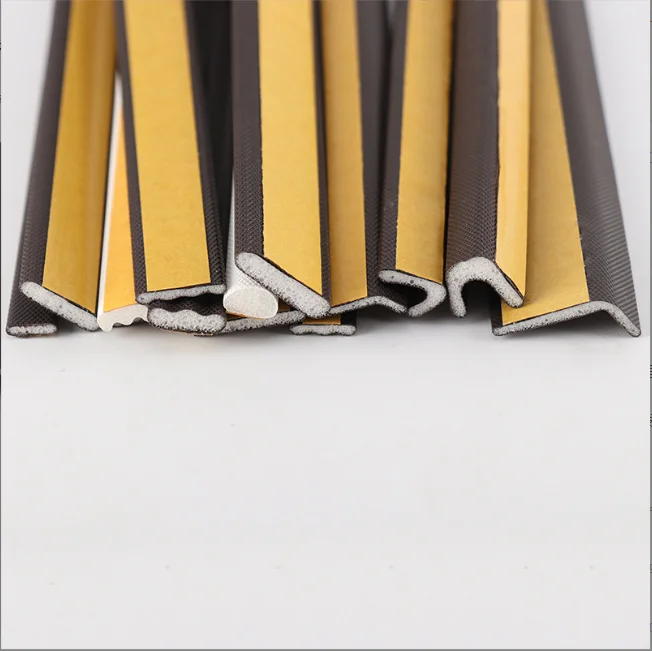 Doors and Windows Polyurethane extruded sealing profile PU foam rubber strip windproof cold noise insulation extrusion gasket