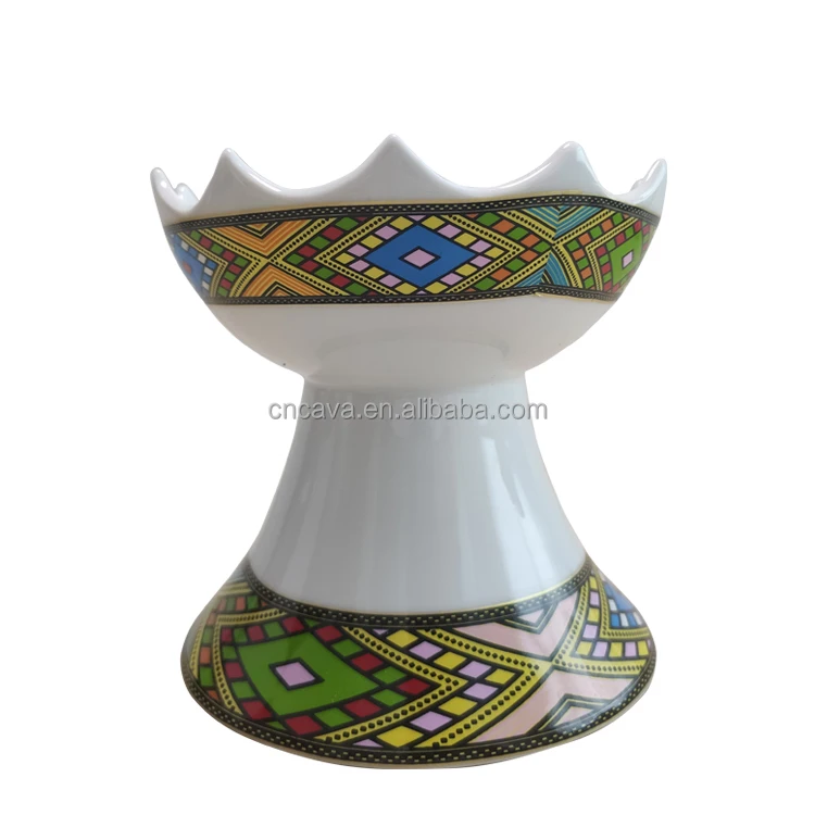 porcelain queen sheba ethiopia design jebena ethiopian incense burner ceramic