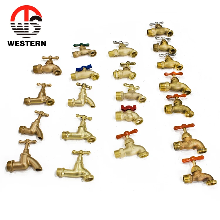 China Manufacturer Forged Brass Slow Open 1/2 3/4 1 Inch Tap Water Bib Cock