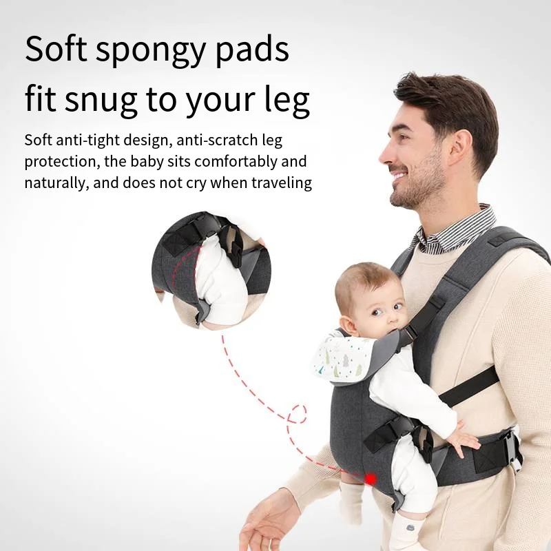 OEM Hiking Bebe Baby Holder Wrap Carriers Bag Travel for Newborns Cotton Front and Back Waist Baby Carrier Ergonomic Sling Wrap