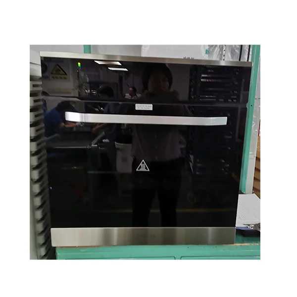 80L Large Capacity Built-In Kitchen Cabinet Electrical Rotating Pizza Oven for Cooking Cakes Home Baking Appliances