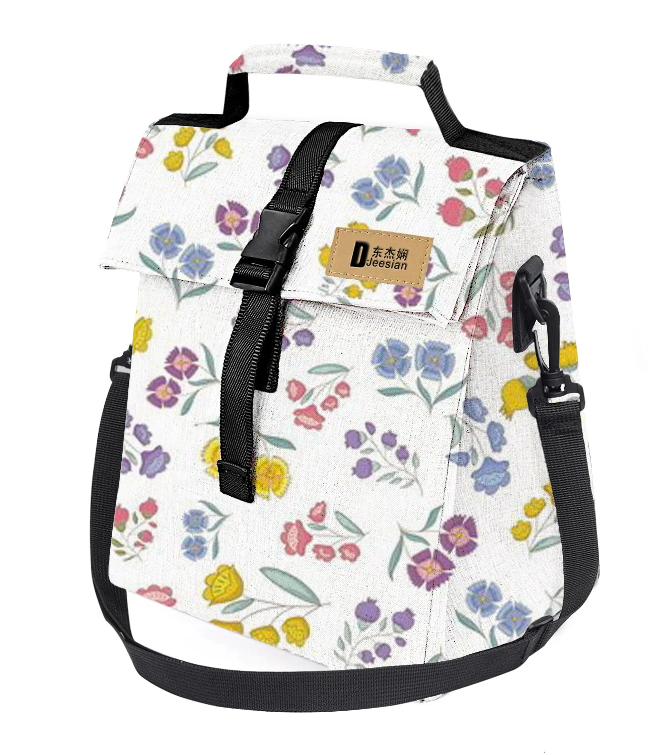 Custom Printed Thermal Insulated Lunch Tote Bag Eco-friendly Reusable Outdoor Business Adult Office Warmer Picnic Handbag