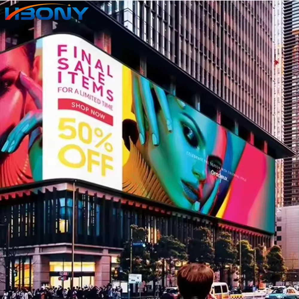 Большой наружный рекламный экран большой дисплей P10 светодиодный плазменный