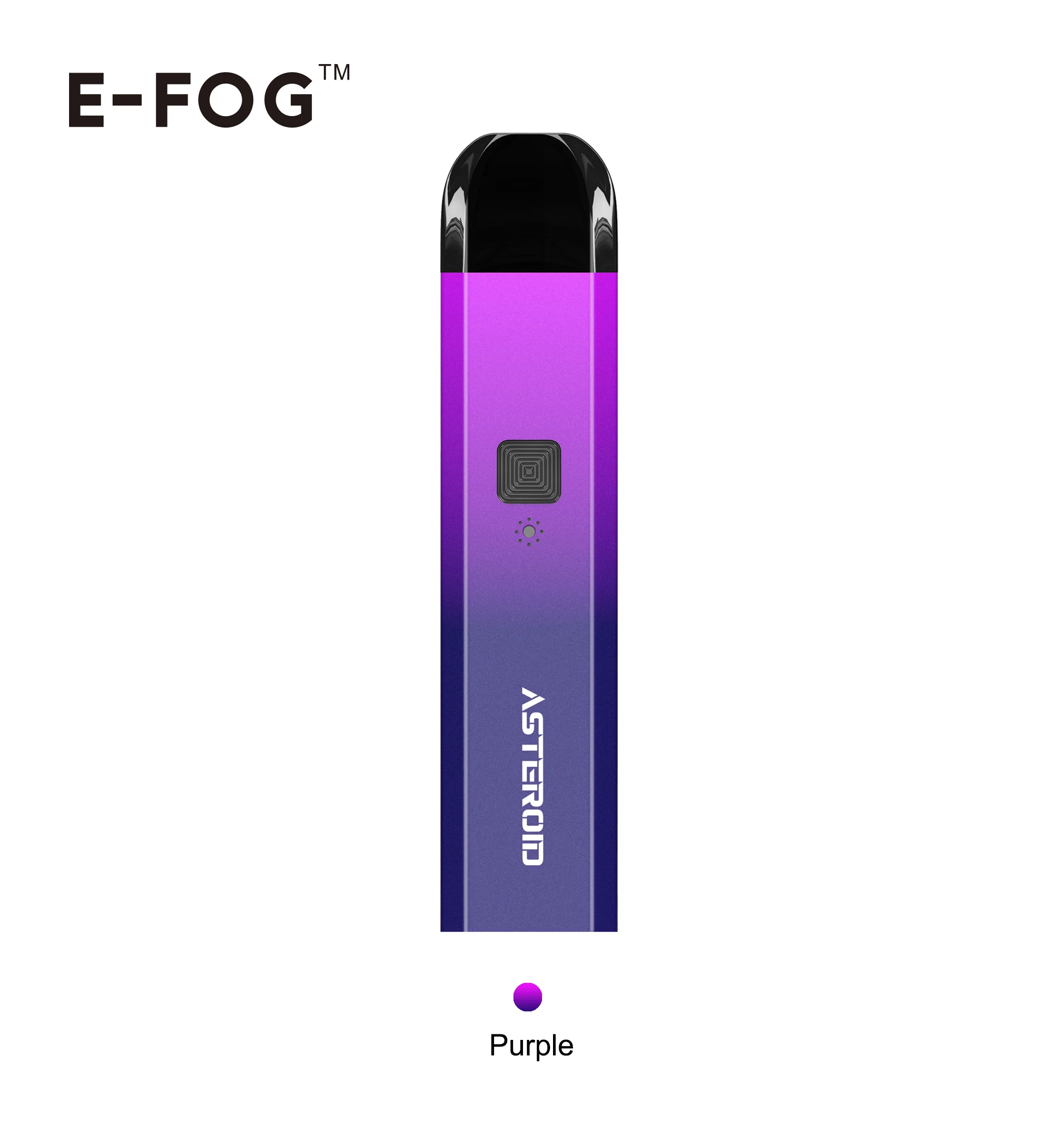 Factory Wholesale E-FOG 2ML Vape Refillable Cartridge 900mAh Asteroid Pod System Kit
