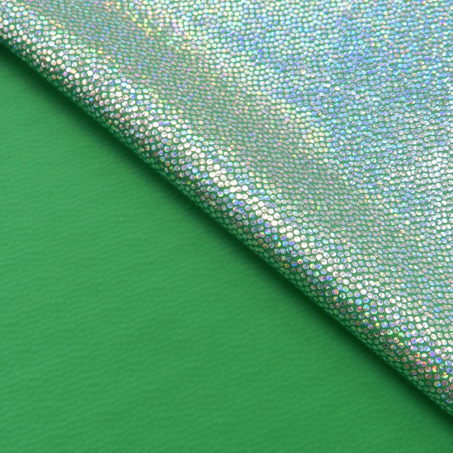 High-quality recycled polyester knit elastane athletic fabric plaid swimwear material mint swim fabric